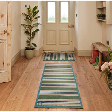 HUG RUG TIMELESS STRIPE GREEN 65X85