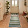 HUG RUG TIMELESS STRIPE GREEN 65X85