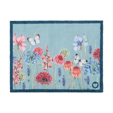 HUG RUG BUTTERFLY GARDEN BLUE 65X85