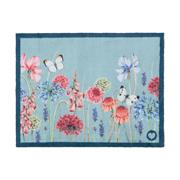 HUG RUG BUTTERFLY GARDEN BLUE 65X85