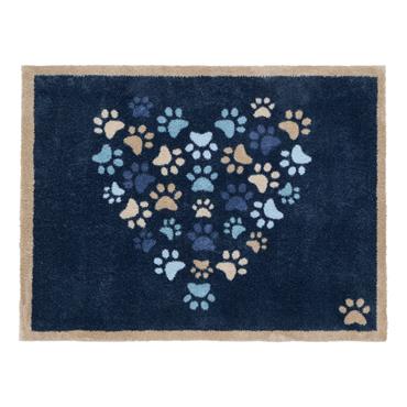 HUG RUG PAWS FOR LOVE BLUE 65X85