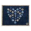 HUG RUG PAWS FOR LOVE BLUE 65X85