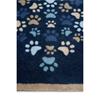 HUG RUG PAWS FOR LOVE BLUE 65X85