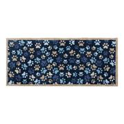 HUG RUG PAWS FOR LOVE BLUE RUNNER 65X150
