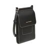 ALICE WHEELER SLOANE MINI BLOOMSBURY CROSSBODY PHONE BAG - BLACK