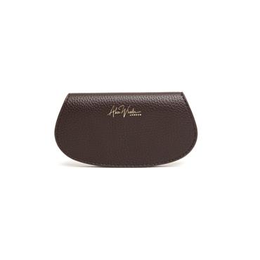 ALICE WHEELER GLASSES CASE- CHOCOLATE