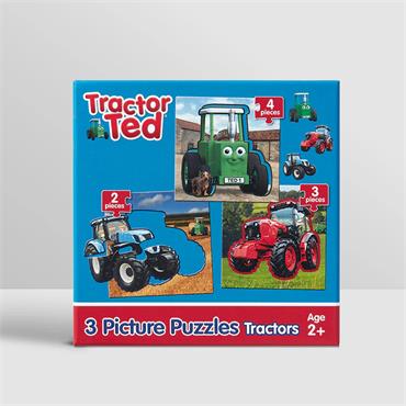 TRACTOR TED 3 PICTURE PUZZLES