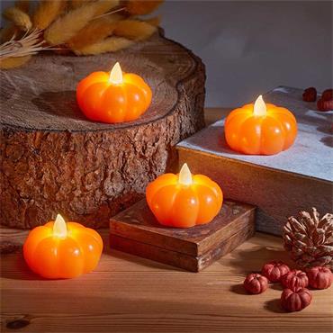 SMART GARDEN HALLOWEEN MINIKIN LED CANDLES 4-PK