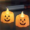 SMART GARDEN HALLOWEEN JACK-O'-LANTERN LED CANDLES 2PK