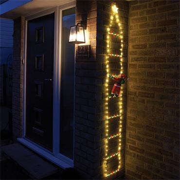 THREE KINGS SANTA'S LADDER - WARM WHITE