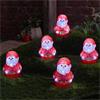 THREE KINGS INLIT ICE SANTAS - SET OF 5