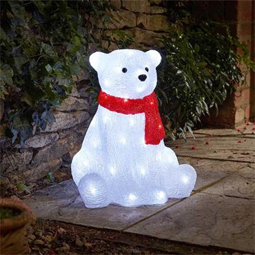 THREE KINGS INLIT ICE POLAR BEAR