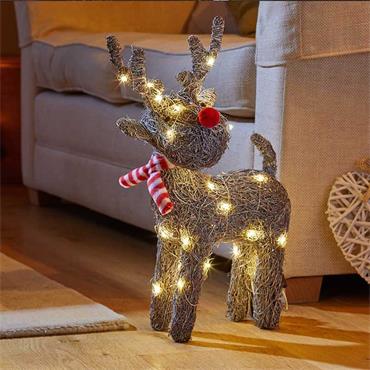 THREE KINGS SPARKLY RATTAN CUPID