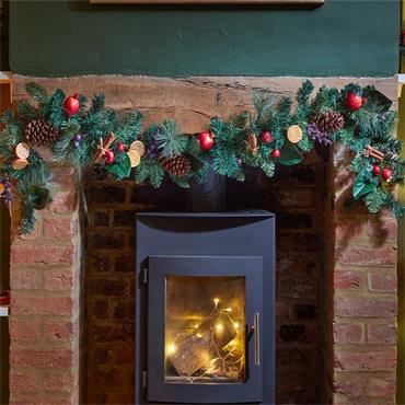 THREE KINGS FESTIVESPICE GARLAND 180CM