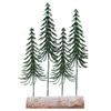 GISELA GRAHAM GREEN SLIM 4 TREE ON LOG ORN