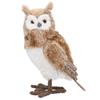 GISELA GRAHAM BRISTLE OWL 30CM NATURAL