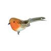 FLORALSILK ROBIN ON CLIP 6CM