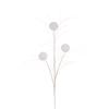 FLORALSILK GLITTER POM POM SPRAY 38CM