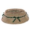 FLORALSILK SEAGRASS TREE SKIRT W/RIBBON
