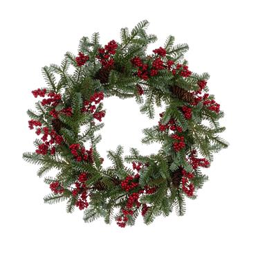 FLORALSILK LOWESBY WREATH 66CM