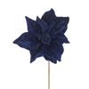 FLORALSILK VELVET LUXE POINSETTIA SPRAY