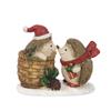 FLORALSILK RESIN KISSING HEDGEHOGS 9CM