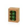 PREMIER DECORATIONS DARK GREEN MULTI FINISH SHATTERPROOF BAUBLES X 24