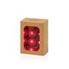 PREMIER DECORATIONS RED MULTI FINISH SHATTERPROOF BAUBLES X 24
