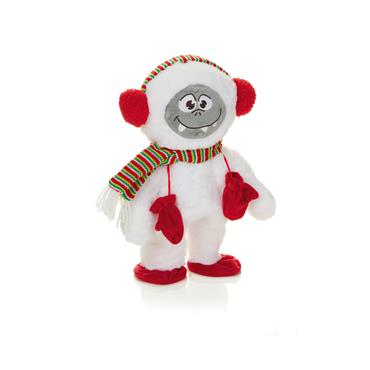 PREMIER DECORATIONS ANIMATED FLAPPING ARMS YODI THE YETI W/LET IT SNOW SONG
