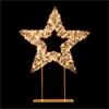 PREMIER DECORATIONS ROSE GOLD TABLE TOP STAR