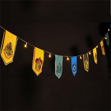 NOMA HARRY POTTER 10 HOUSE CREST BUNTING LIGHTS