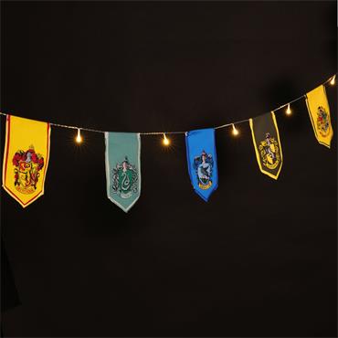 NOMA HARRY POTTER 10 HOUSE CREST BUNTING LIGHTS