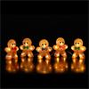 NOMA SET OF 5 ACRYLIC GINGERBREAD MEN