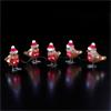 NOMA SET OF 5 ACRYLIC ROBINS WITH HAT AND SCARF