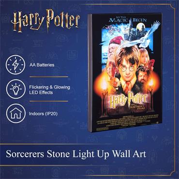NOMA HARRY POTTER SORCERERS STONE LIGHT UP WALL ART