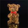 NOMA 44CM BROWN WICKER TEDDY WITH 80 LEDS