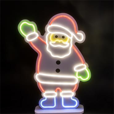 NOMA 60CM NEON WAVING SANTA