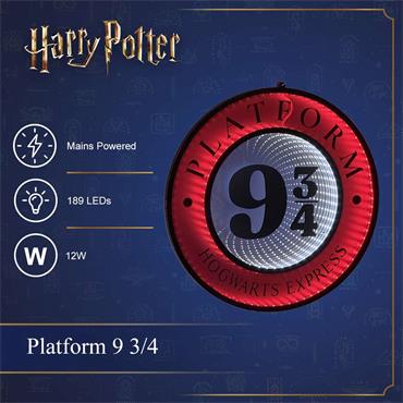 NOMA HARRY POTTER PLATFORM 9 3/4 INFINITY LIGHT