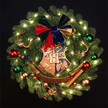 NOMA HARRY POTTER 45CM HOGWARTS CHRISTMAS WREATH
