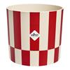 ELHO CHRISTMAS RED LINEN WHITE POT 15CM