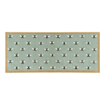 HUG RUG SOPHIE ALLPORT BEES TEAL RUNNER 65X150
