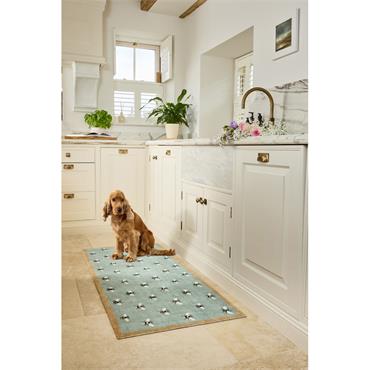 HUG RUG SOPHIE ALLPORT BEES TEAL RUNNER 65X150