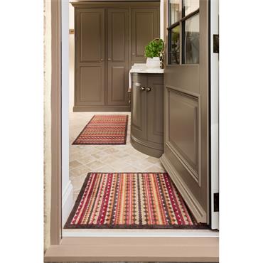 HUG RUG BEADY STRIPE EARTH 65X85