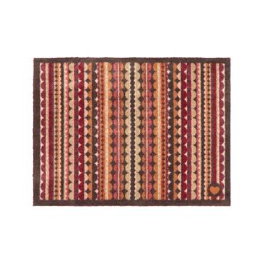 HUG RUG BEADY STRIPE EARTH 65X85