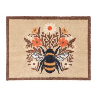 HUG RUG BUMBLEBEE TRUST - FLORAL BEIGE 65X85
