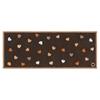 HUG RUG WELCOME HEARTS CHOCOLATE RUNNER 65X150