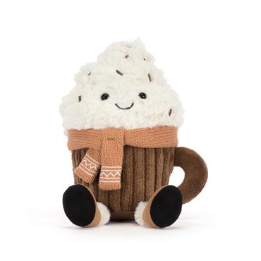 JELLYCAT AMUSEABLES SCARFFLES HOT CHOCOCATE