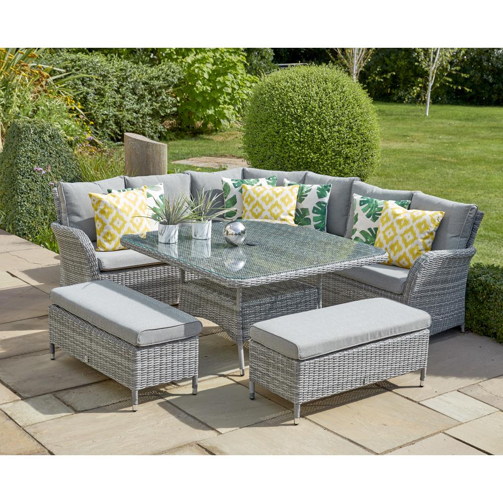 LG OUTDOOR MONACO STONE LARGE SQUARE DINING MODULAR Clonmel Garden