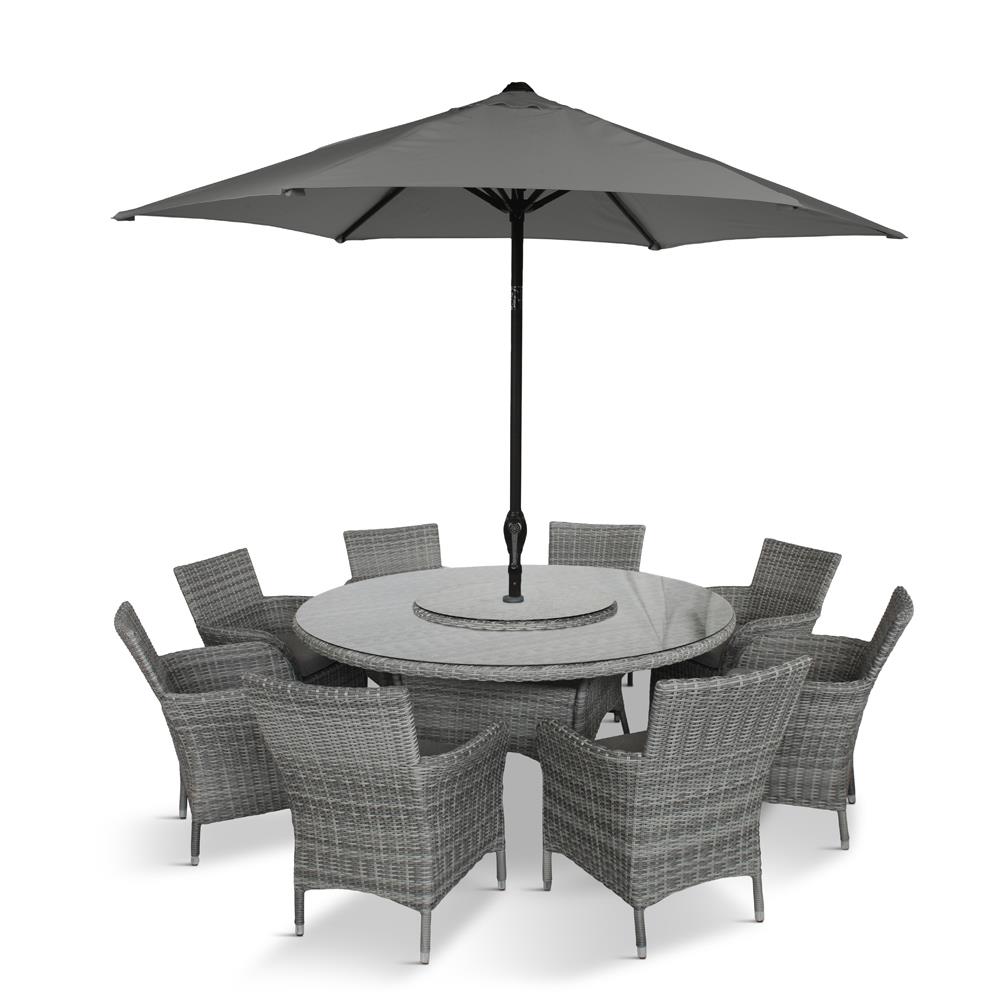 LG OUTDOOR MONACO STONE 8 SEAT DINING SET Clonmel Garden Centre Ireland