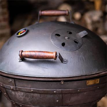 KADAI BBQ SMOKER LID - WITH TEMPERATURE GAUGE